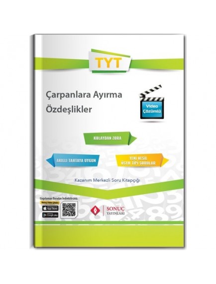 Sonuç Yayınları Tyt Çarpanlara Ayırma-Özdeşlikler