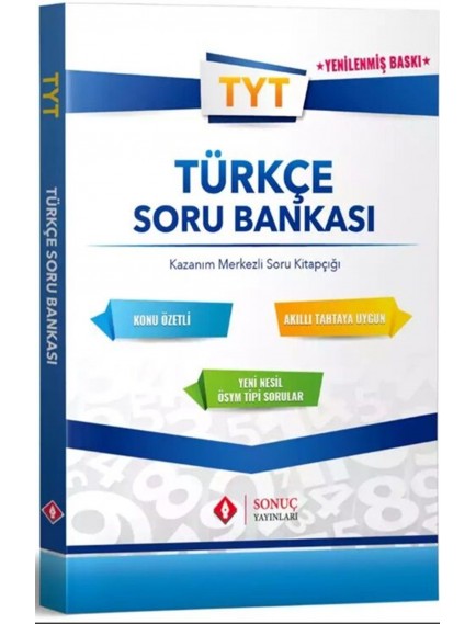 Sonuç Yayınları Tyt Türkçe Soru Bankası