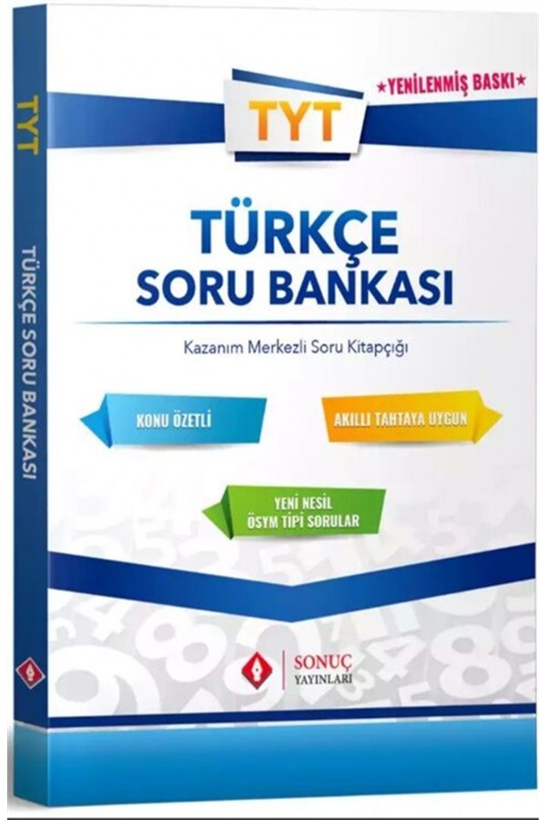 Sonuç Yayınları Tyt Türkçe Soru Bankası