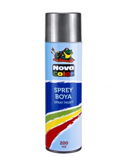 Nova Color 200Ml Gümüş Sprey Boya Nc-812