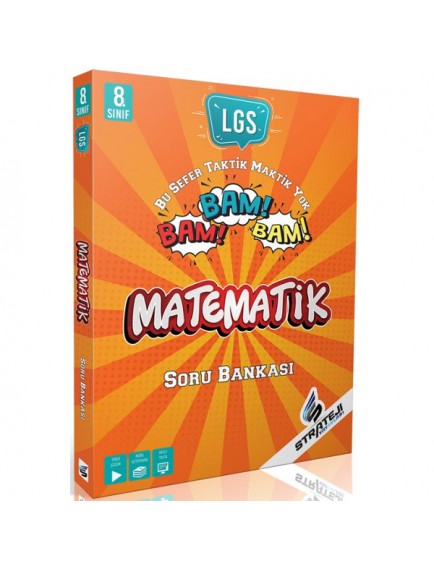 Strateji Yayınları 8. Sınıf Matematik Bam Bam Soru Bankası