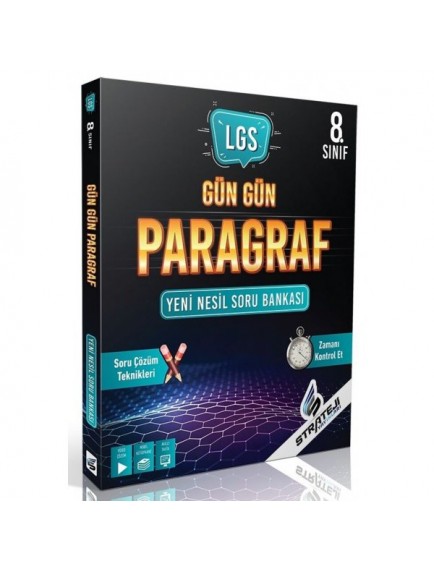 Strateji Yayınları 8. Sınıf Paragraf Gün Gün Soru Bankası