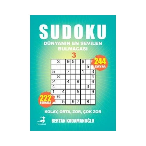 Sudoku 3 - Bertan Kodamanoğlu - Olimpos Yayınları