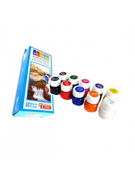 Südor Akrilik Boya Set 10X20 Ml Sd122