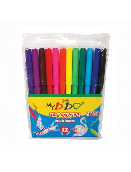 Südor Mydido Keçeli Kalem 12 Renk Kk01