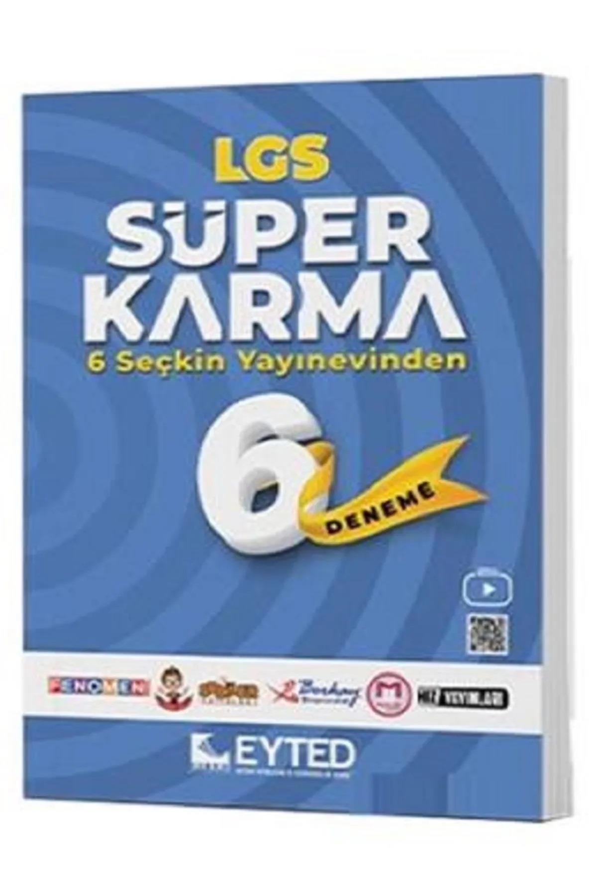 Süper Karma Yayınları 8. Sınıf Eyted Lgs Süper Karma 6 Deneme Seti
