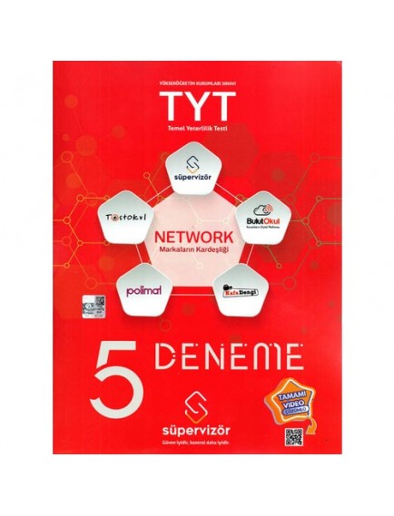 Süpervizör Yayınları Tyt Network Markaların Kardeşliği 5 Deneme