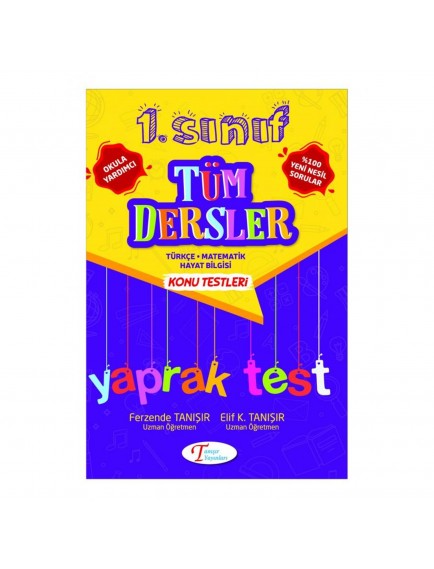 Tanışır Yayınları 1. Sınıf Tüm Dersler Yaprak Test