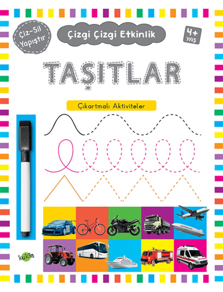 Taşıtlar / Çıkartmalı Aktiviteler 4+ Yaş - Kolektif - Kukla Yayınları