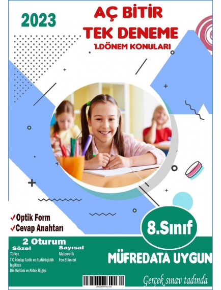 Tek Deneme Aç Bitir 8. Sınıf 1. Dönem Konuları