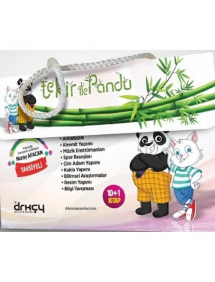 Tekir İle Pandu (11 Kitap) - Kolektif - Drk Çocuk Yayınları
