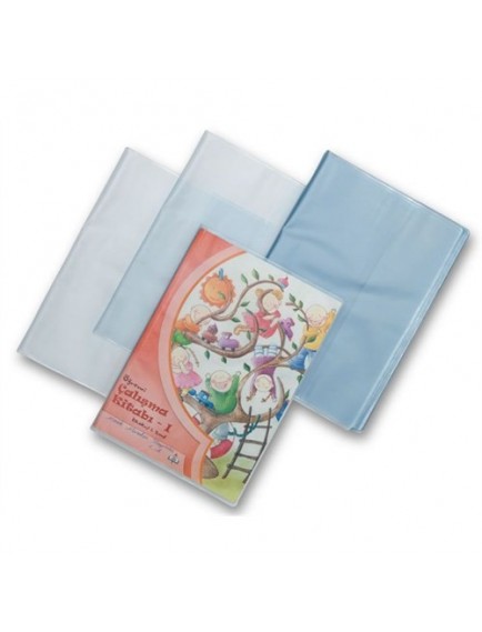 Temat 10'Lu Kırmızı Tek Kenarı Yapışkanlı Defter Kabı 214908