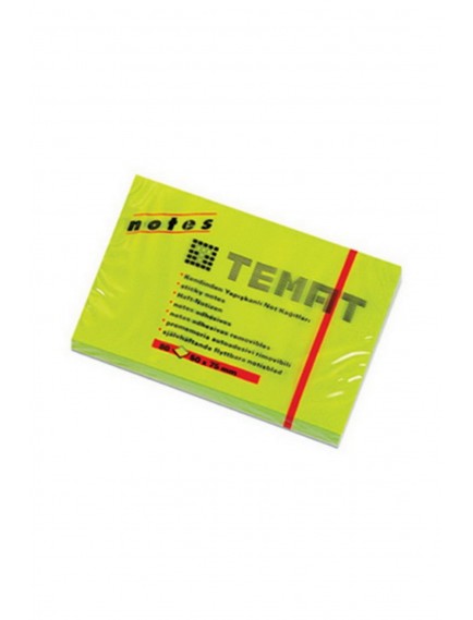 Temat Fosforlu Yeşil 50X70 Yapışkanlı Not Kağıdı