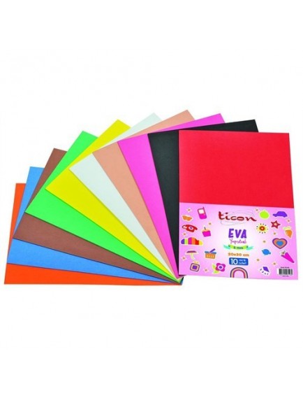 Ticon 10'Lu 2Mm 20 X 30Cm Yapışkanlı Eva