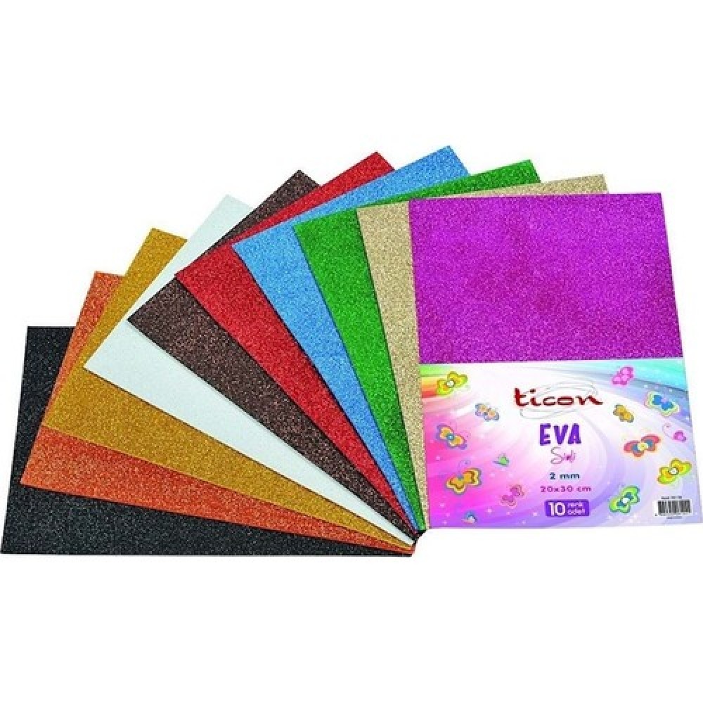 Ticon Karışık Renk 10'Lu 20X30 Eva Simli 79170 - 8694340081441
