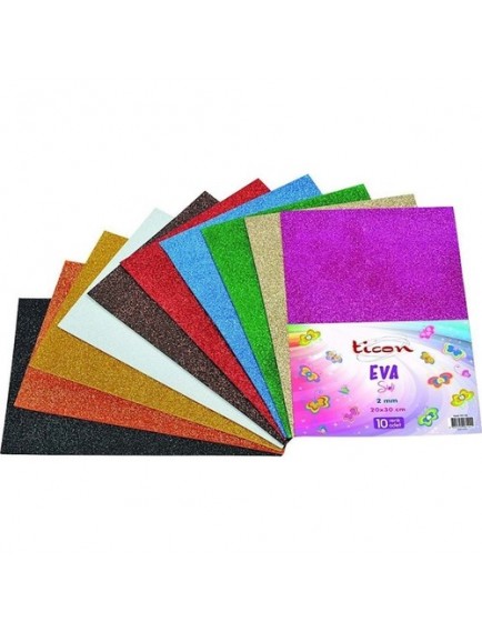 Ticon Karışık Renk 10'Lu 20X30 Eva Simli 79170
