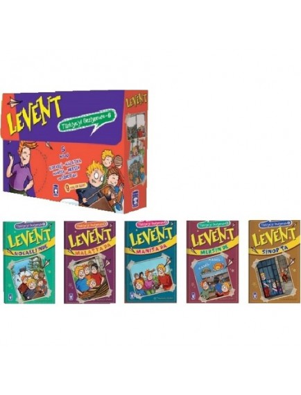Levent Türkiye'Yi Geziyorum 6. Set (5 Kitap) - Mustafa Orakçı - Timaş Yayınları