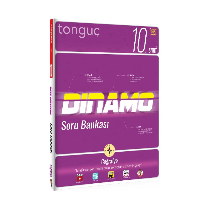Tonguç Yayınları 10. Sınıf Dinamo Coğrafya Soru Bankası 