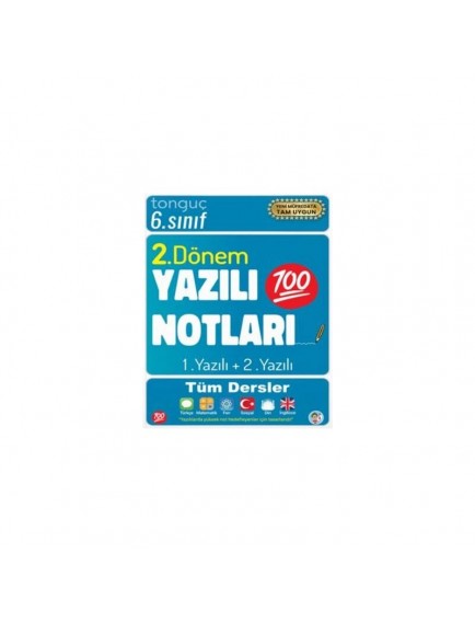 Tonguç Yayınları 6. Sınıf Yazılı Notları 2. Dönem 1 Ve 2. Yazılı