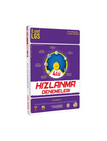 Tonguç Yayınları 8. Sınıf Lgs 4 Lü Hızlanma Denemeleri