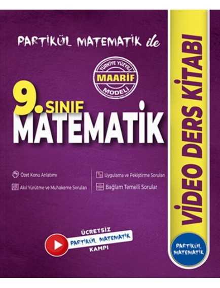 Tonguç Yayınları 9. Sınıf Matematik Partikül Video Ders Kitabı 