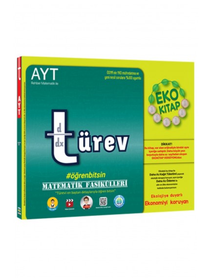 Tonguç Yayınları Ayt Matematik Fasikülleri Türev Eko
