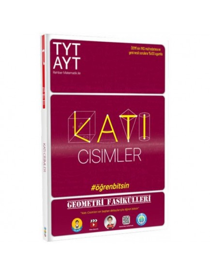 Tonguç Yayınları Tyt Ayt Geometri Fasikülleri Katı Cisimler