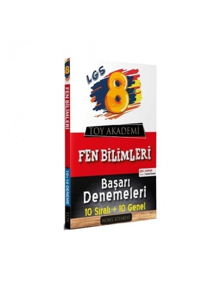 Toy Akademi Yayınları 8. Sınıf Lgs Fen Bilimleri Başarı Denemeleri (10 Sıralı + 10 Genel)