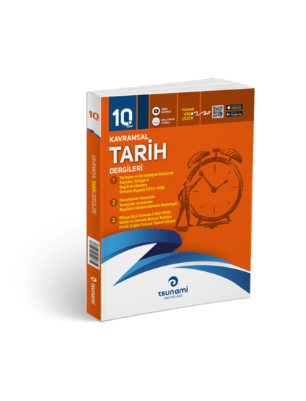 Tsunami Yayınları 10. Sınıf Tarih Kavramsal Dergileri (3 Dergi)