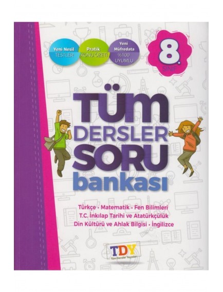 Tdy Yayınları 8. Sınıf Tüm Dersler Soru Bankası