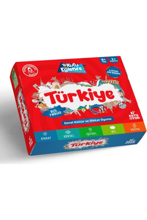 Türkiye Dikkat ve Genel Kültür Oyunu - Bi Kutu Oyun