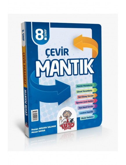 Tüyo Hoca Yayınları 8. Sınıf Çevir Paragraf Çevir Mantık Soru Bankası