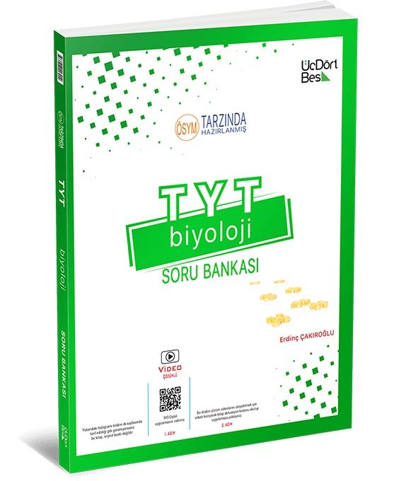 Üçdörtbeş Yayınları Tyt Biyoloji Soru Bankası