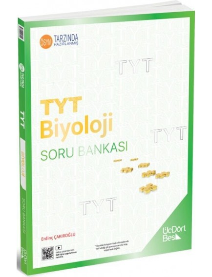 Üçdörtbeş Yayınları Tyt Biyoloji Soru Bankası