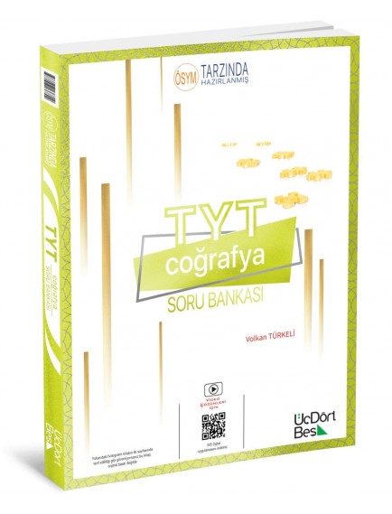 Üçdörtbeş Yayınları Tyt Coğrafya Soru Bankası