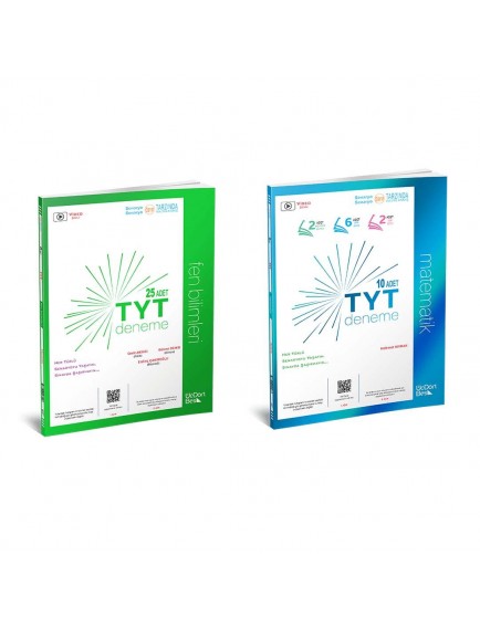 ÜçDörtBeş Yayınları TYT Sayısal Deneme Seti (Matematik-Fen Deneme)