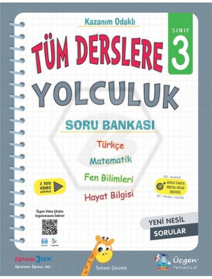 Üçgen Yayınları 3. Sınıf Tüm Derslere Yolculuk 