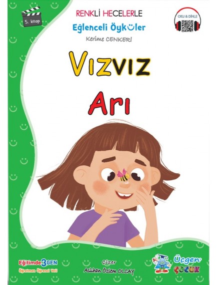 Üçgen Yayınları Renkli Heceli Eğlenceli Öyküler Serisi 10 Kitap