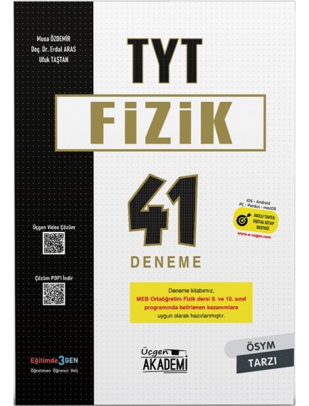 Üçgen Yayınları Tyt Fizik 41Li Deneme Sınavı