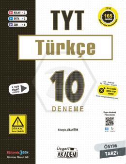 Üçgen Yayınları Tyt Türkçe 10 Lu Deneme Sınavı 