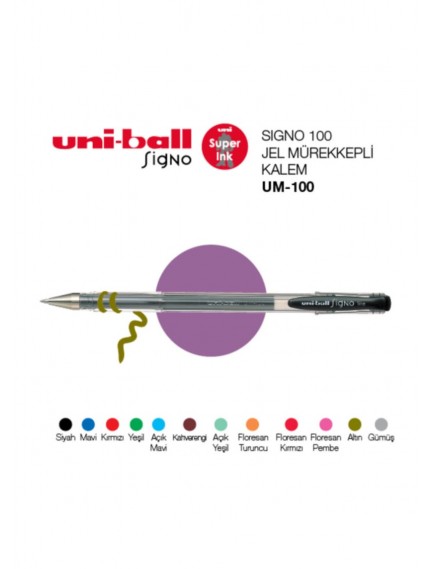 Uniball Signo Fine 0.7 Jel Kalem Yeşil Um-100