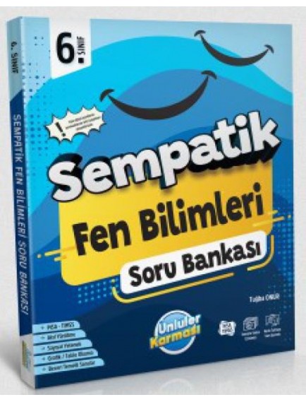 Ünlüler Karması Yayınları 6.Sınıf Fen Bilimleri Sempatik Soru Bankası