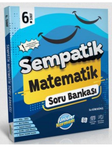 Ünlüler Karması Yayınları 6.Sınıf Matematik Sempatik Soru Bankası