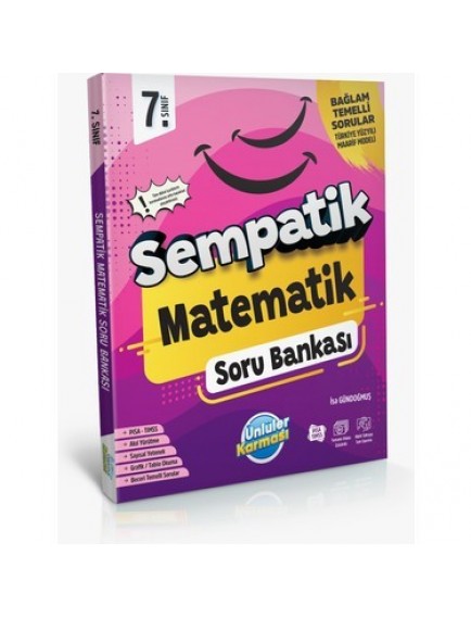 Ünlüler Karması Yayınları 7.Sınıf Matematik Sempatik Soru Bankası
