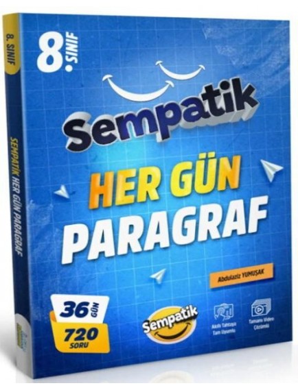 Ünlüler Karması Yayınları 8.Sınıf Paragraf 36 Haftalık Kazanım Denemeleri 