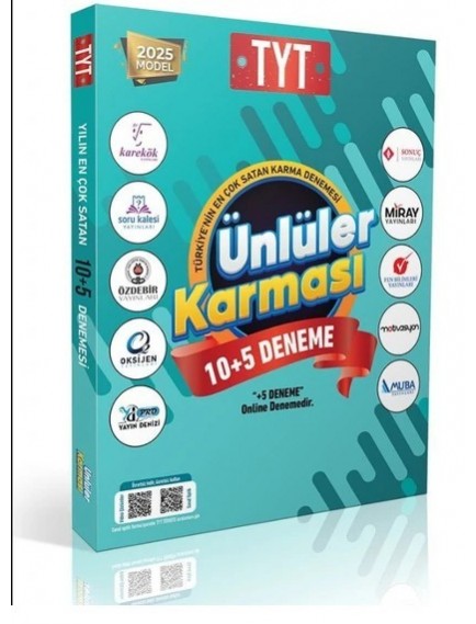 Ünlüler Karması Yayınları Tyt 10+5 Deneme