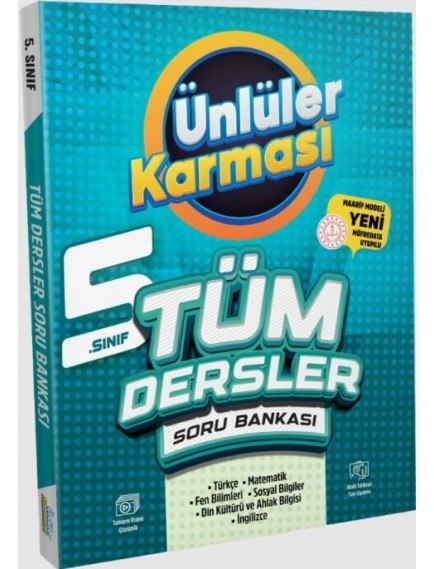 Ünlüler Yayınları 5.Sınıf Tüm Dersler Soru Bankası(26)