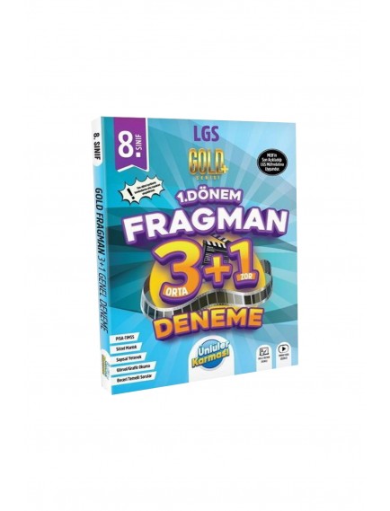 Ünlüler Yayınları 8. Sınıf Fragman 1.Dönem 3+1 Deneme