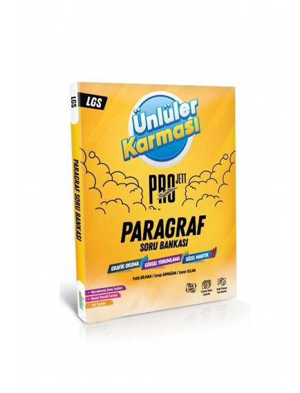 Ünlüler Yayınları 8. Sınıf Jett Paragraf Soru Bankası