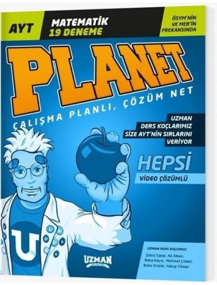 Uzman Yayınları Ayt Matematik Planet 19 'lu Deneme (Ösym Dozunda)